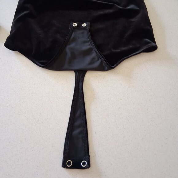 EXPRESS Long Sleeve Black Velvet Bodysuit Women's Size XS - Picture 15 of 16